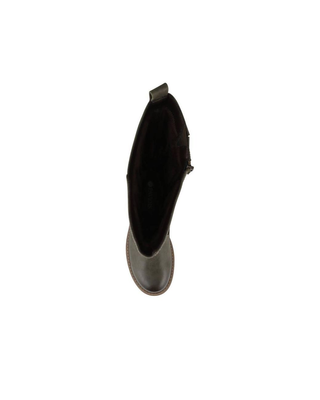 Pavers Black Casual Wedge Heel Long Boots