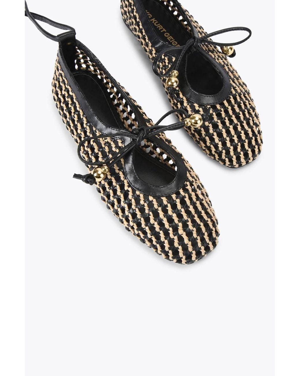KG by Kurt Geiger White 'Norah' Flats