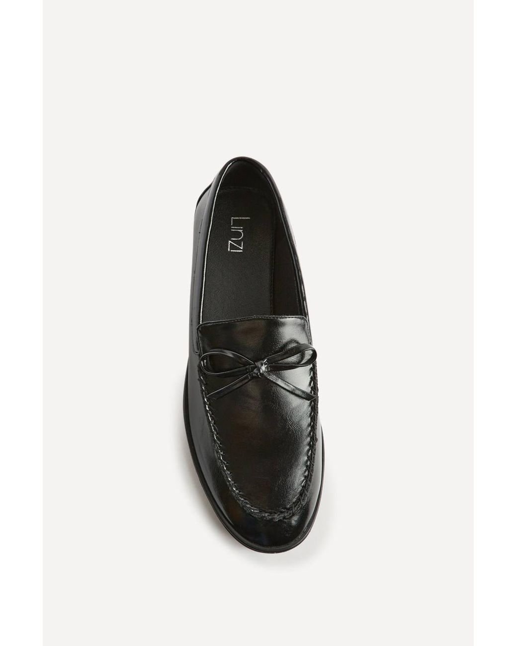 Linzi Black Truly High Shine Loafers