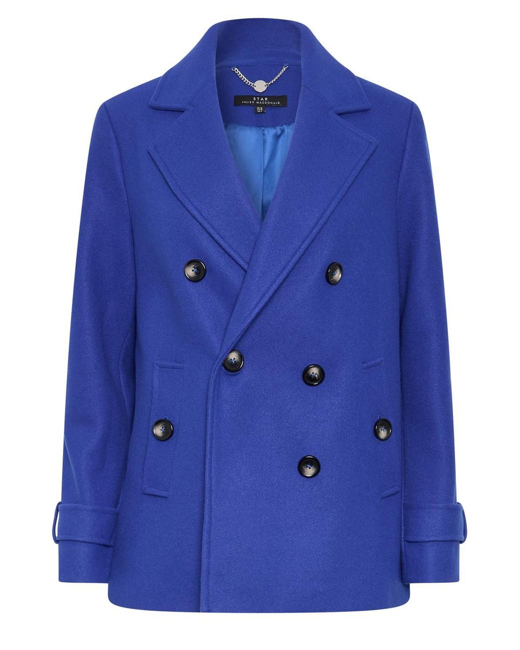 Star by Julien MacDonald Blue Pea Coat