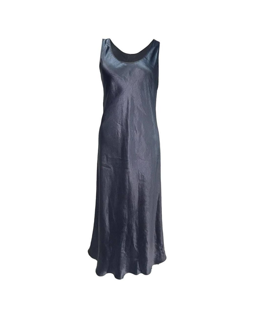 Max Mara Blue Preloved Leisure Talete Midi Dress