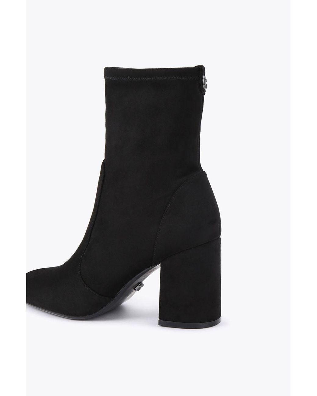 Carvela Kurt Geiger Black 'Vito Ankle' Fabric Boots