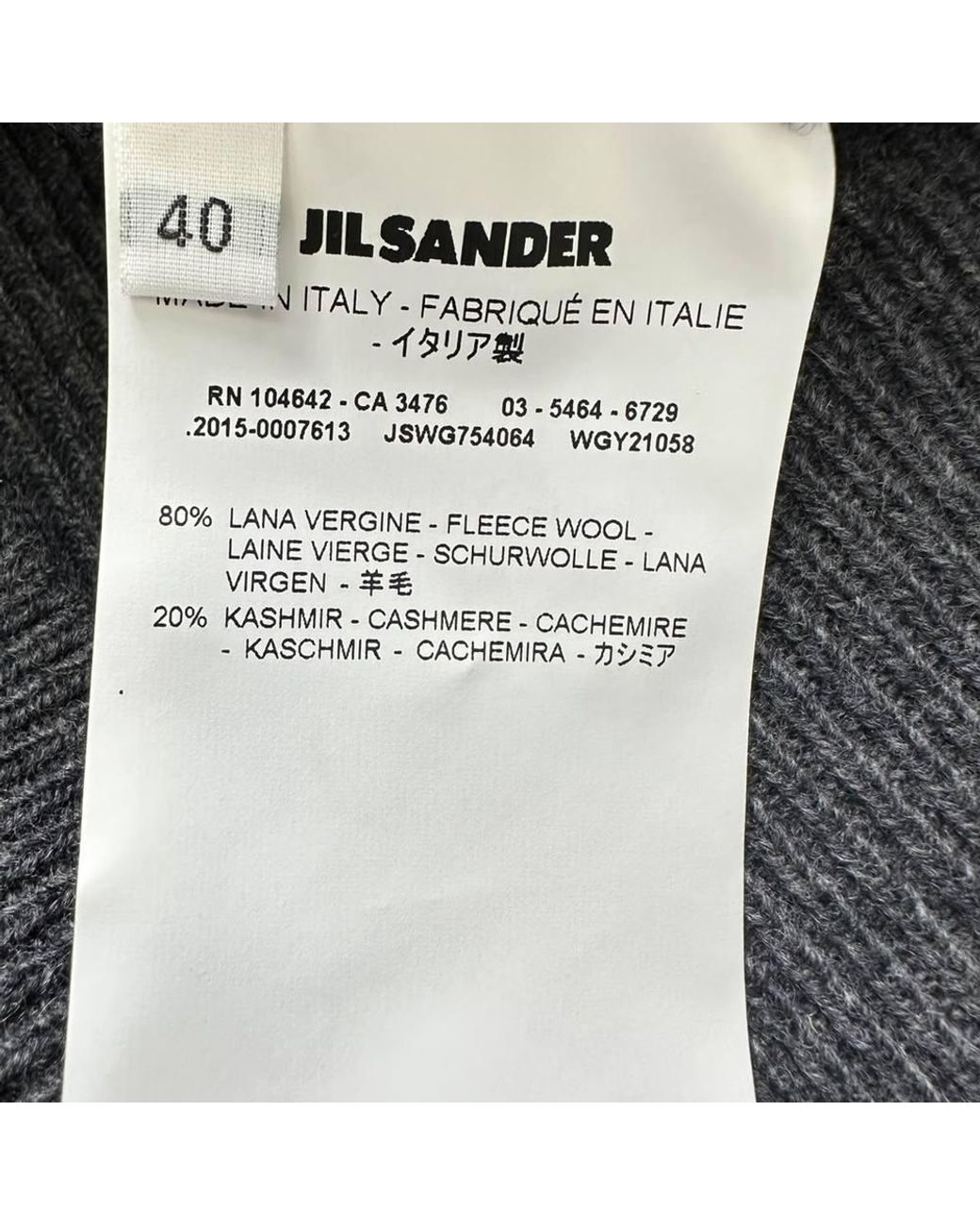 Jil Sander Blue Preloved Button-Down Knitted Cardigan
