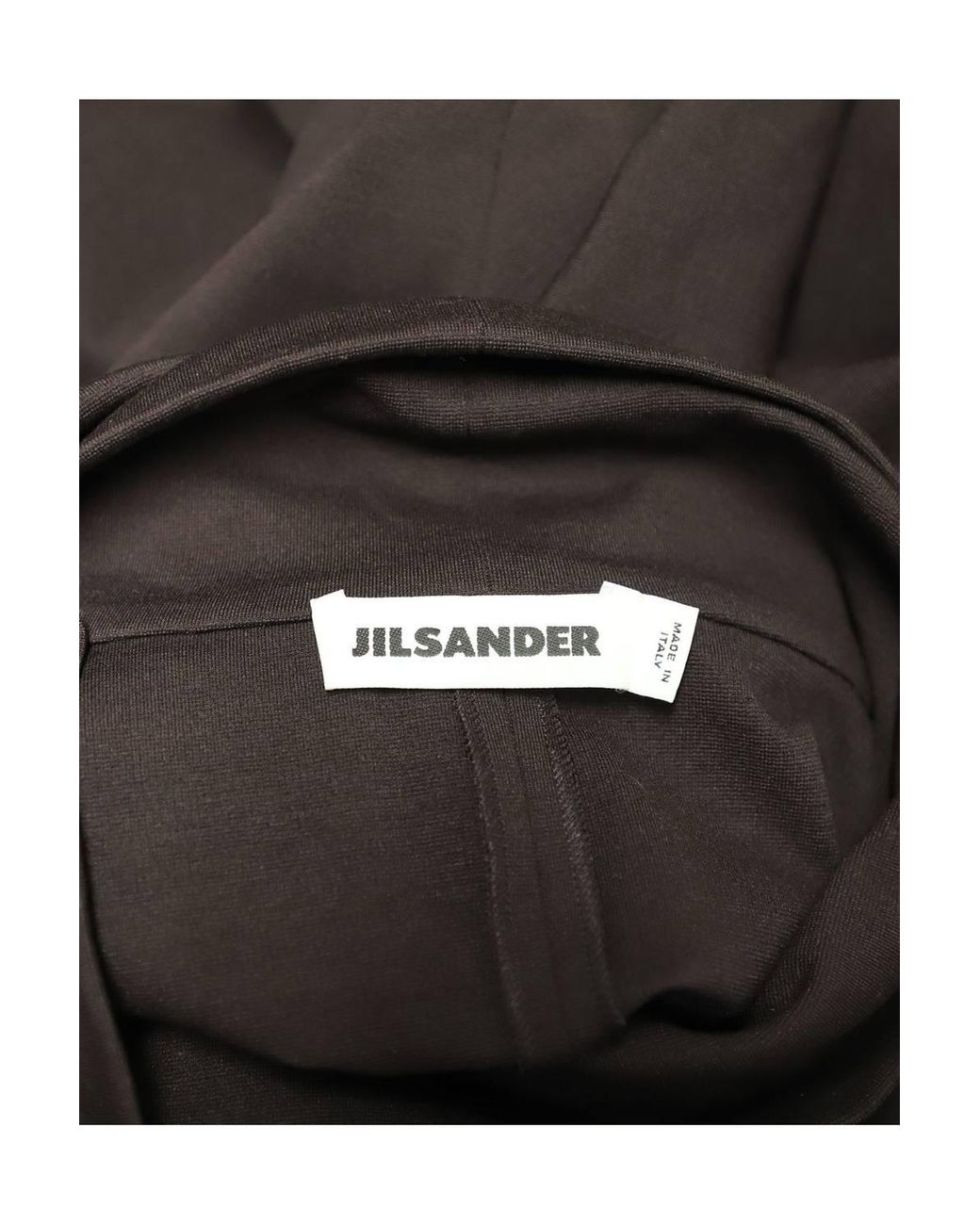 Jil Sander Black Preloved Turtleneck A-Line Dress