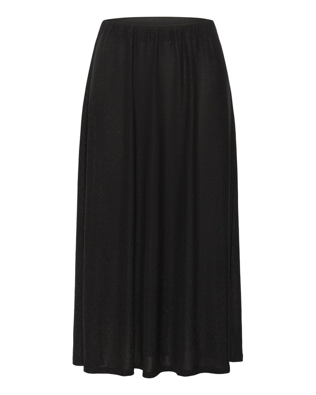 Saint Tropez Black Noriasz Shimmer Midi Skirt