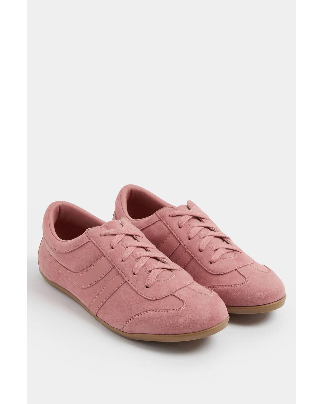 Long Tall Sally Blue Padded Retro Trainers
