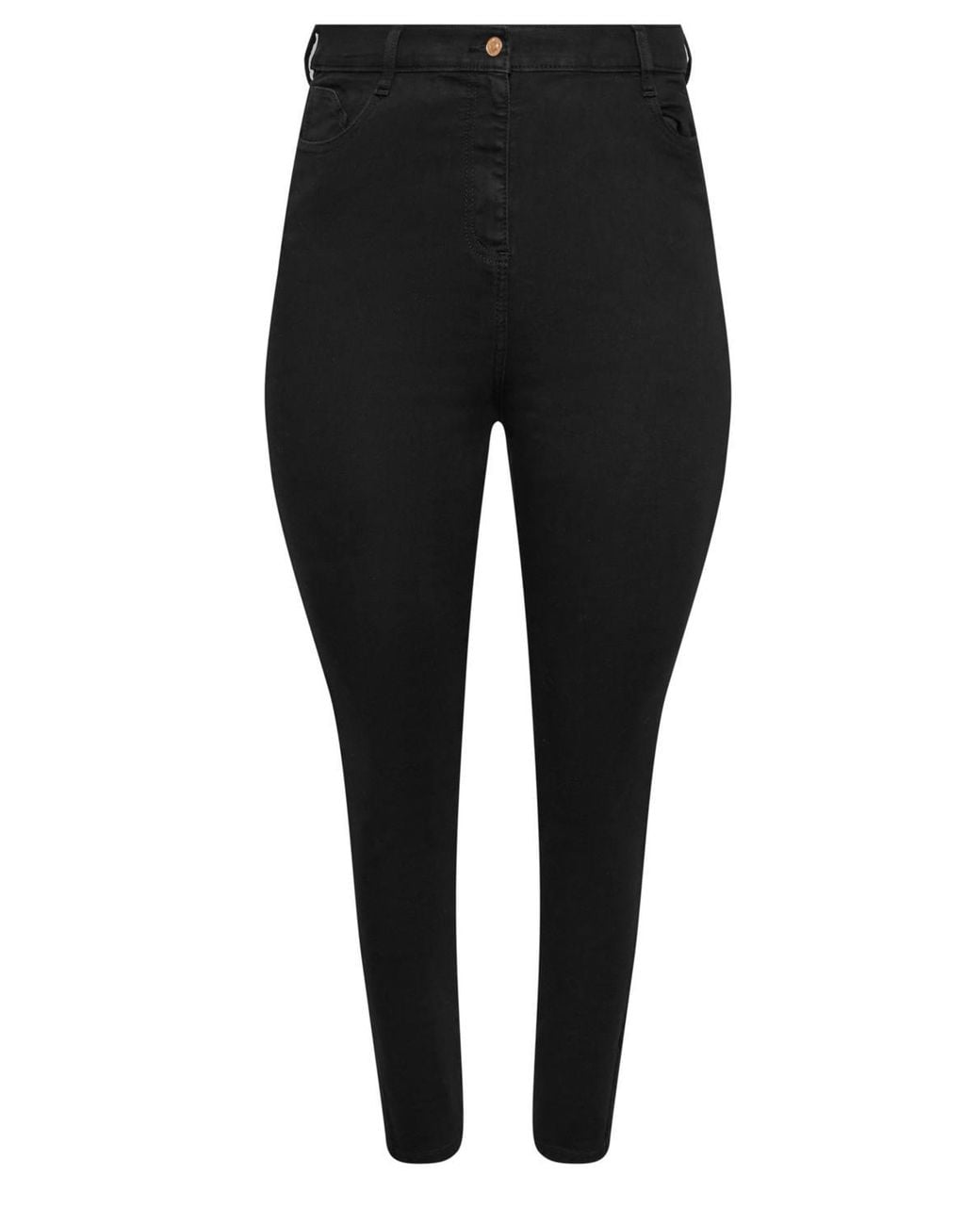 Yours Black Stretch Skinny Ava Jeans
