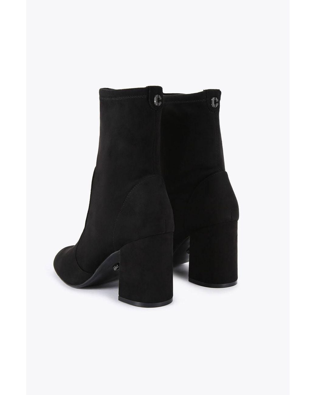 Carvela Kurt Geiger Black 'Vito Ankle' Fabric Boots