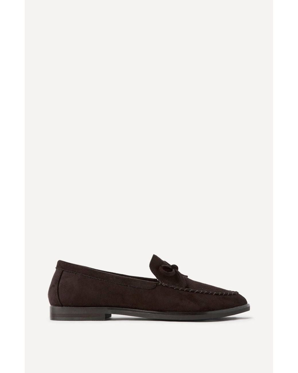 Linzi White Truly Faux Suede Loafers