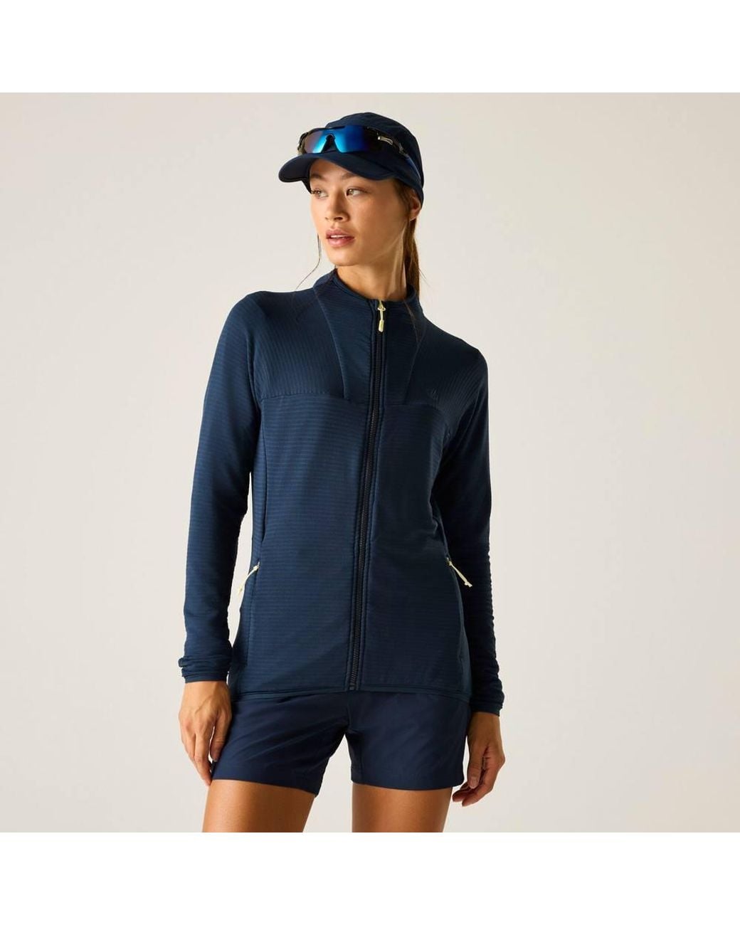 Dare 2b Blue Torrek Textured Full Zip Stretch Midlayer