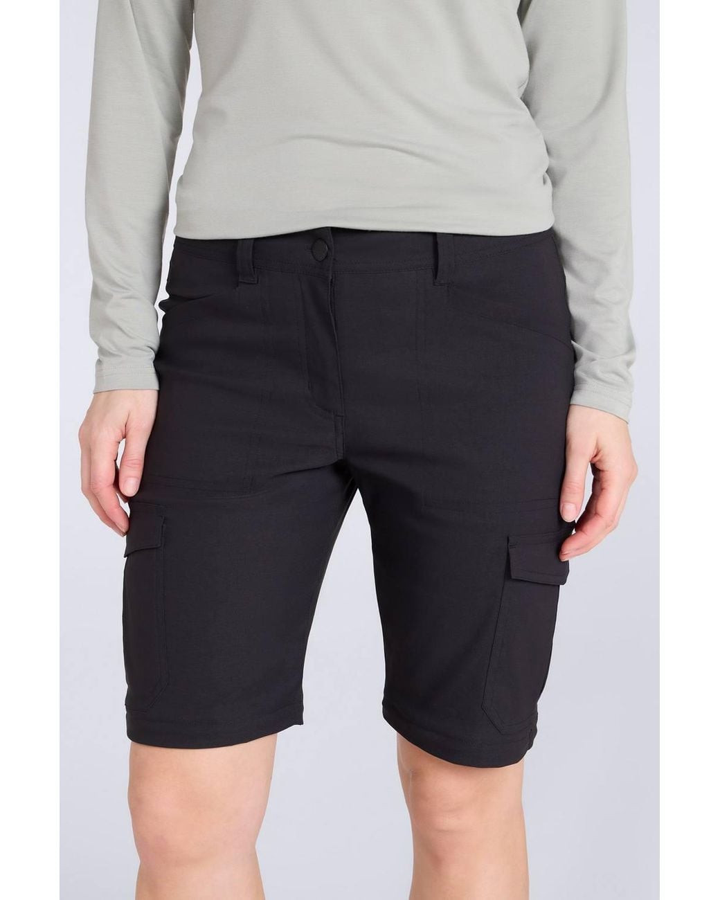 Mountain Warehouse Blue 'Conniston' Stretchy Quick Dry Comfortable Casual Zip Trouser