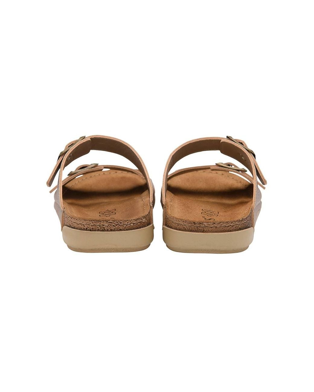 Lotus Brown 'Rome' Open-Toe Mule Sandals