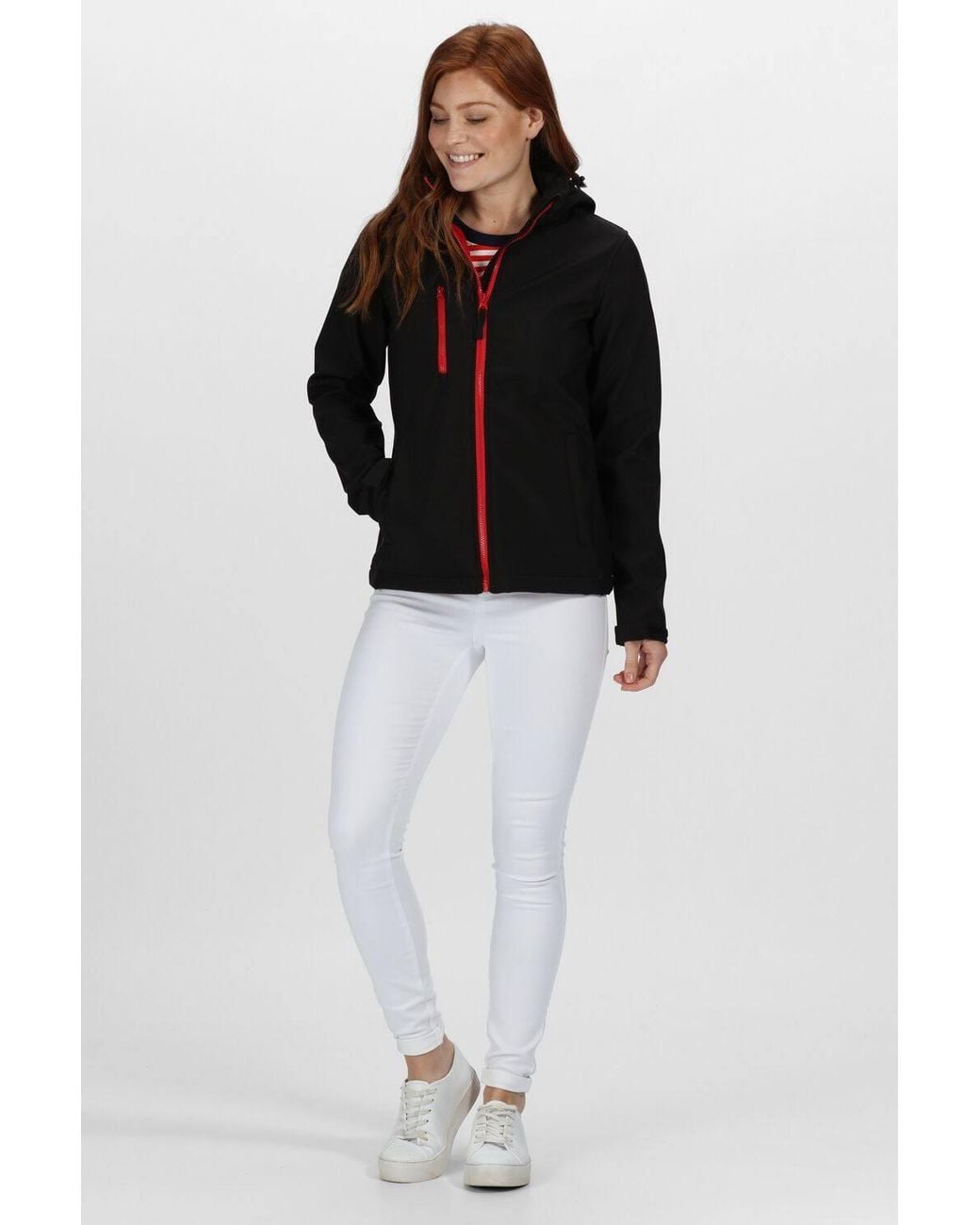 Regatta Black Venturer 3-Layer Waterproof Hooded Softshell Jacket
