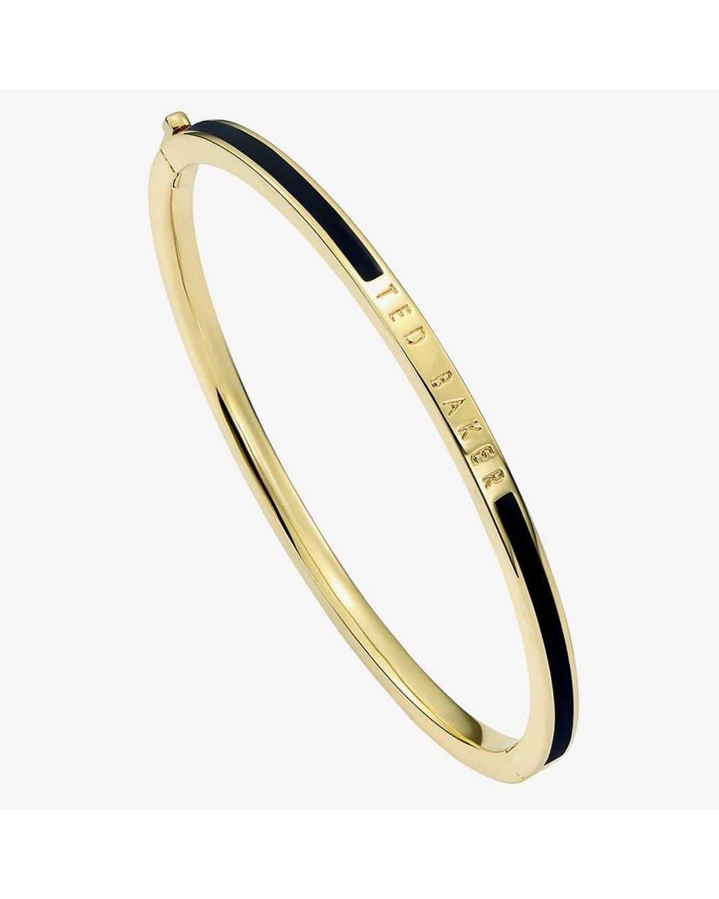 Ted Baker Metallic Roley Tone Plated Enamel Bangle Tbj4163-02-05