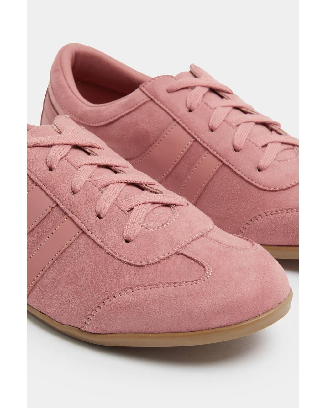 Long Tall Sally Blue Padded Retro Trainers