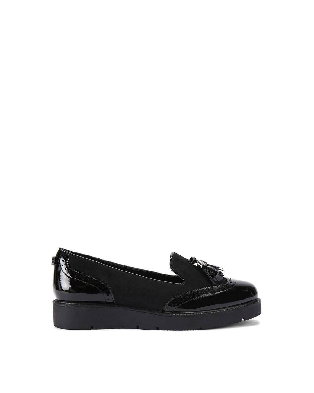 Carvela Kurt Geiger Black 'Sky Brogue' Flats