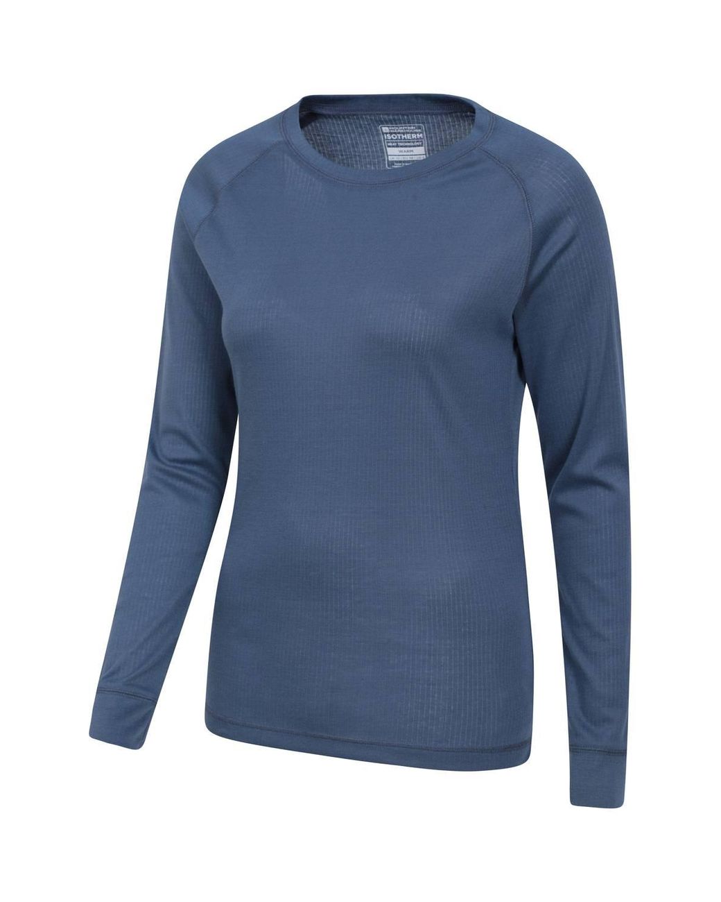 Mountain Warehouse Blue Talus Baselayer Top Long Sleeve Thermal Sweater
