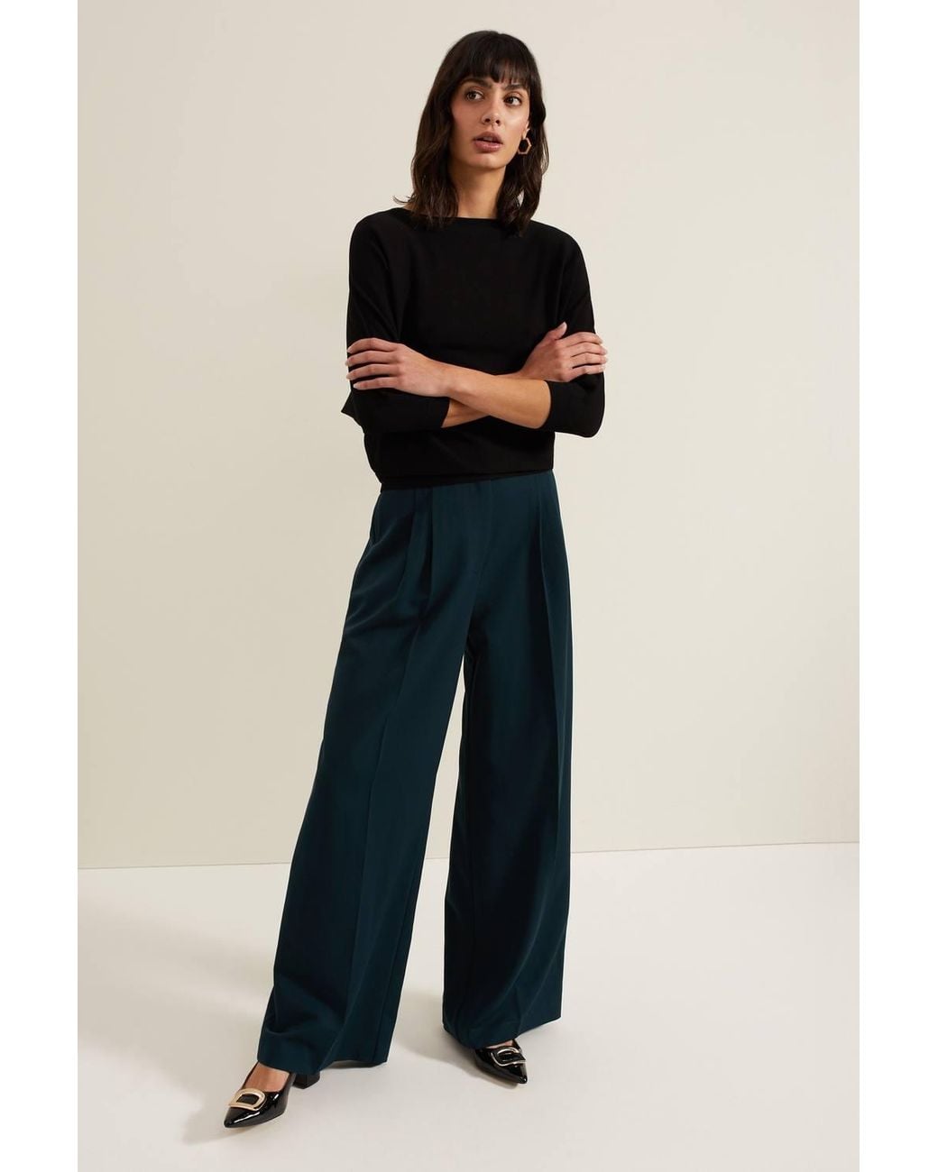 Phase Eight Black Cristine Knit Jumper