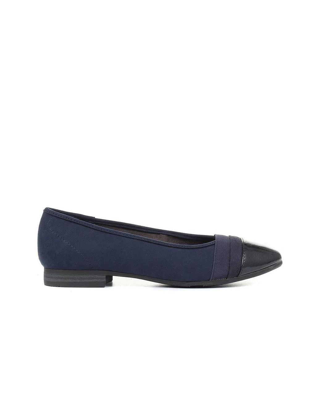 Pavers Blue Ballet Flats