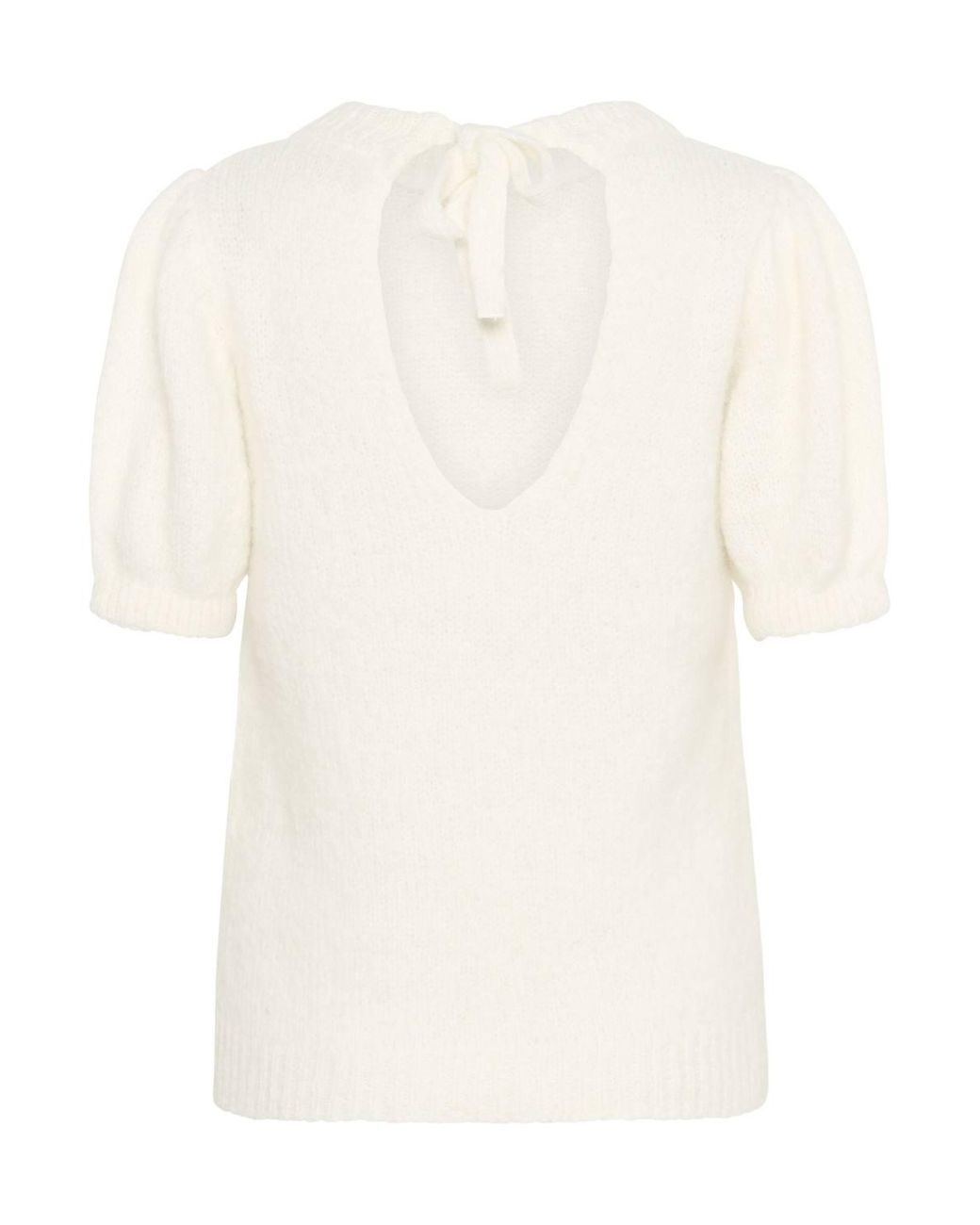 Kaffe Blue Kaemilie Tie Back Half Sleeves Pullover