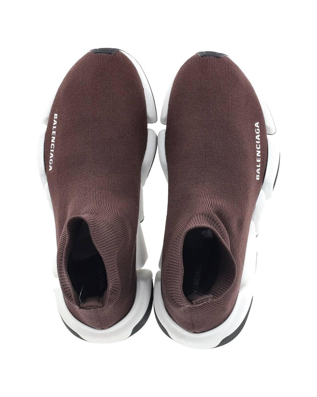Balenciaga Brown Preloved Speed .0 Sneakers
