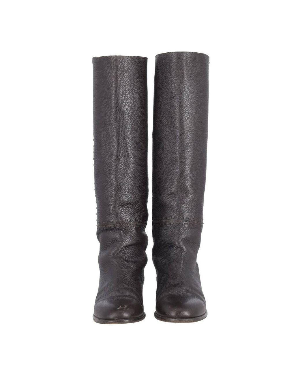 Fendi Brown Preloved Knee Length Boots