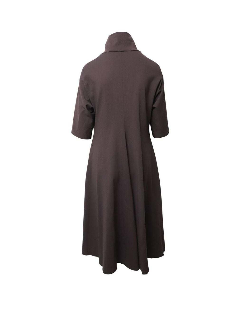 Jil Sander Black Preloved Turtleneck A-Line Dress