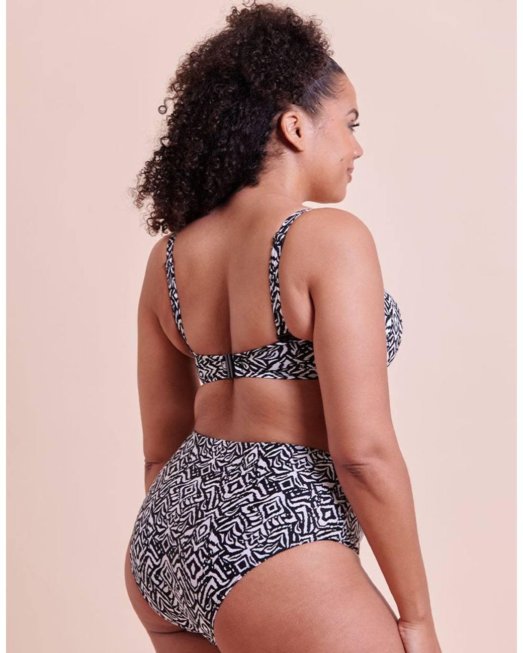 Curvy Kate Blue Wild Horizon High Waist Bikini Briefs Swimwear