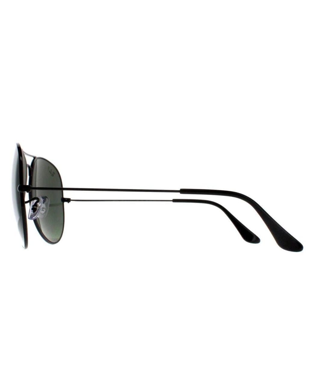 Ray-Ban Green Aviator Polarized Aviator 3025 Sunglasses