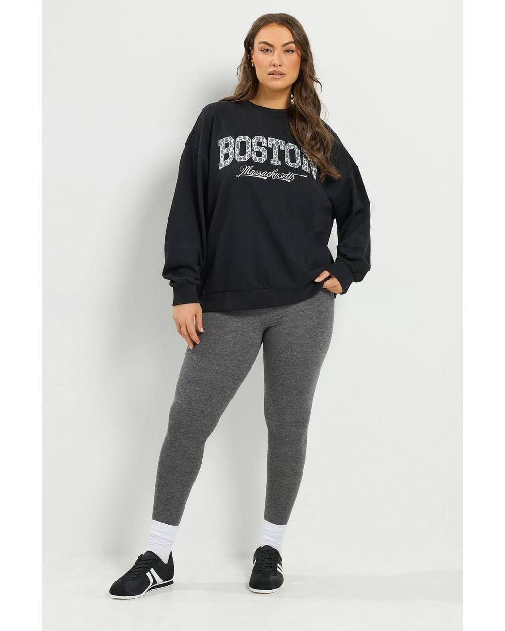 Yours Black 2 Pack Stretch Leggings