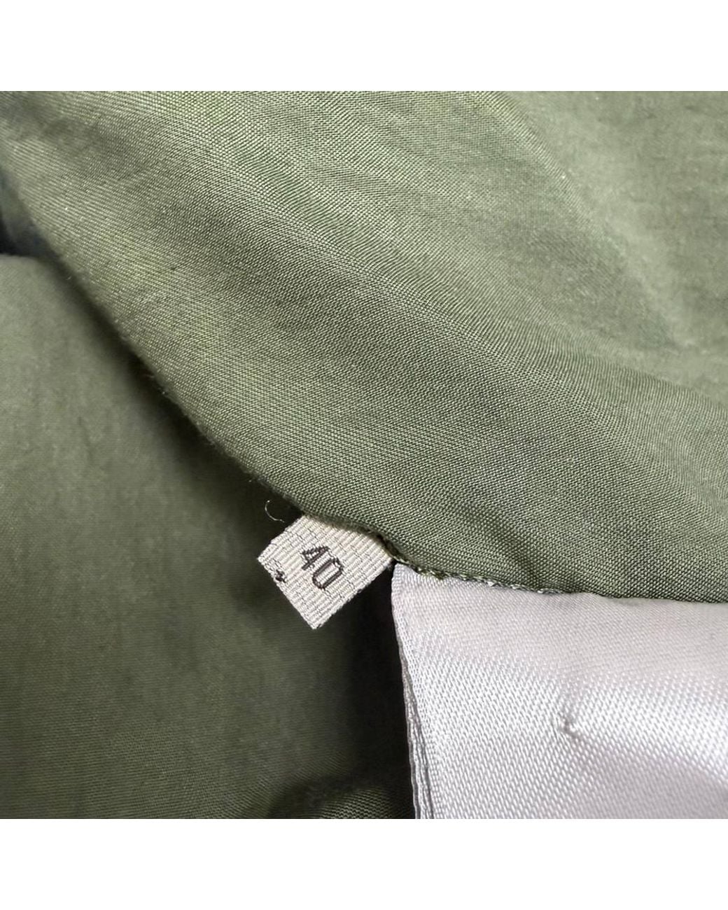 Bottega Veneta Green Preloved Double-Breasted Sleeveless Trench Coat