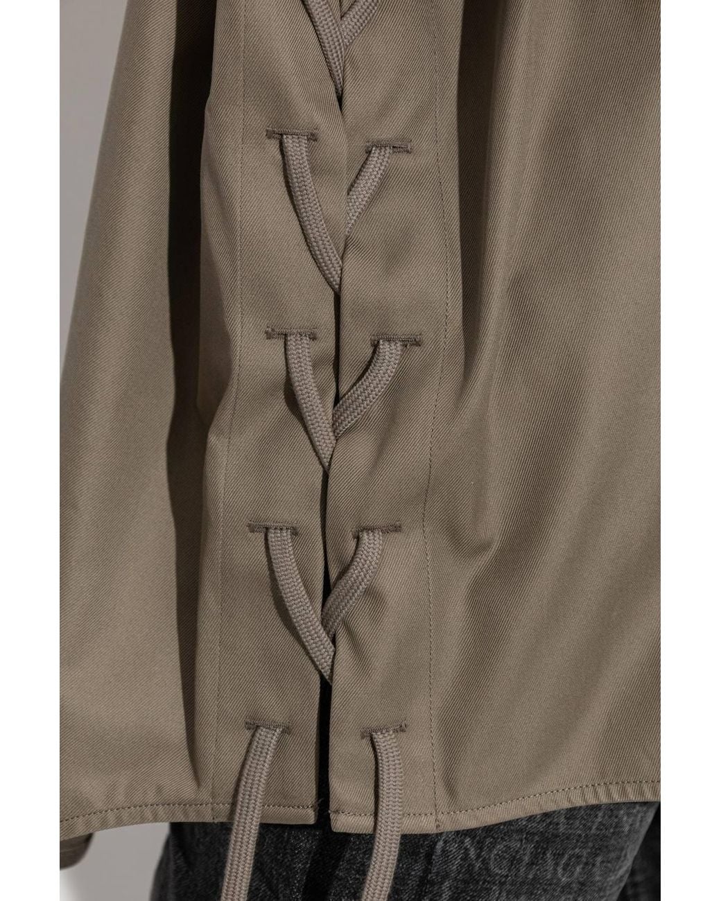 Balenciaga Natural Preloved Oversized Shirt