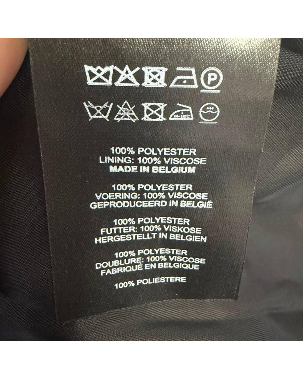 Dries Van Noten Black Preloved Crinkled Effect Midi Skirt