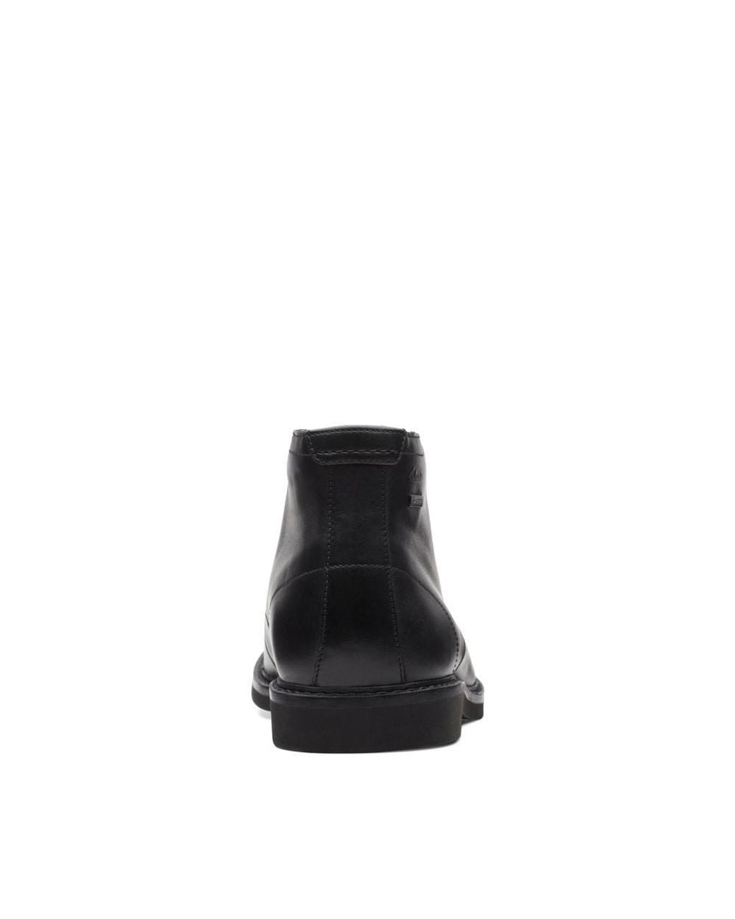 Clarks Black Atticus Lt Hi Gore-Tex Leather Ankle Boots, Lace Up for men