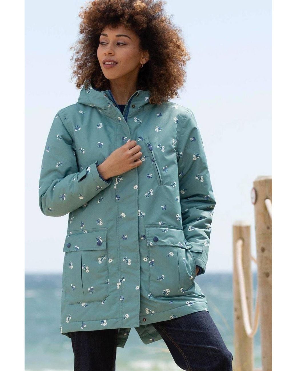 Kite Blue Horton Cosy Waterproof Coat
