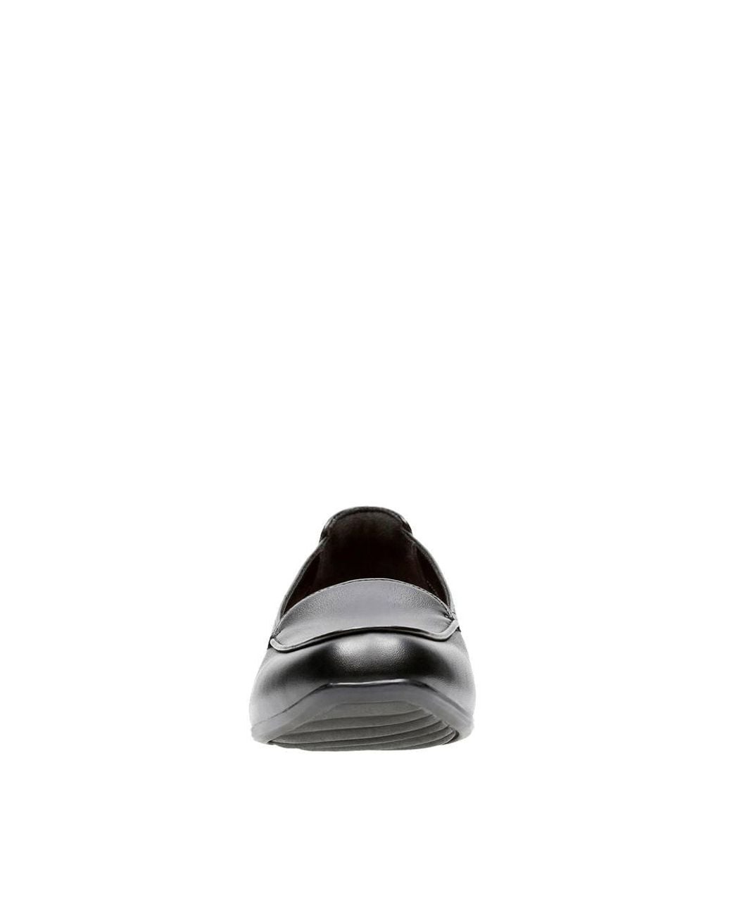 Clarks Black Keesha Luca Loafers, Slip Ons