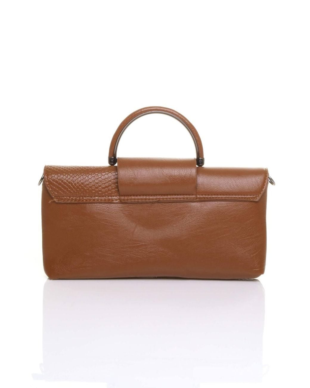 AJVANI Brown Snake Smart Casual Shoulder Strap Envelope Bag