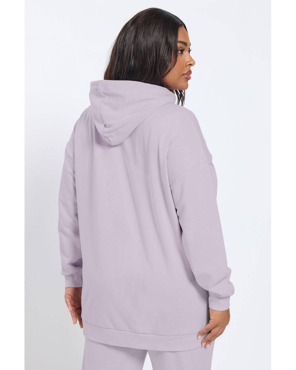 Yours Purple Pocket Front Hoodie