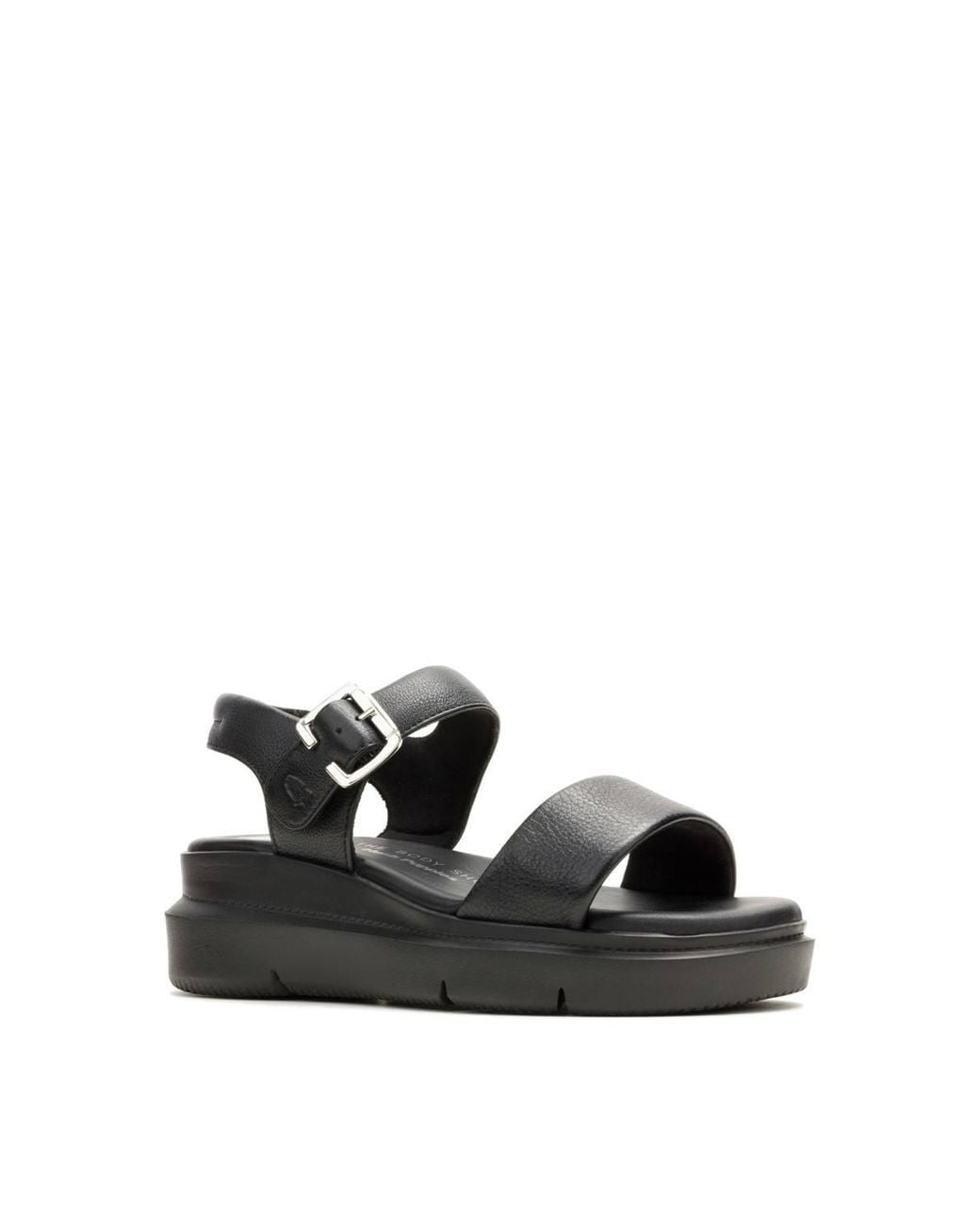 Hush Puppies Black Uplift Quarter Strap