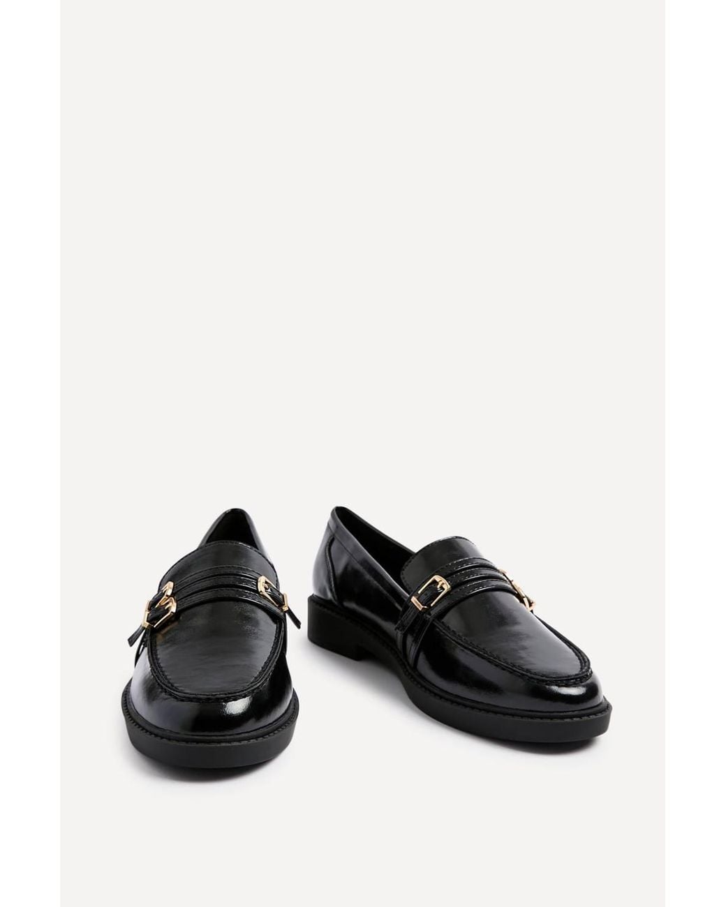 Linzi White Portland Faux Leather Loafers