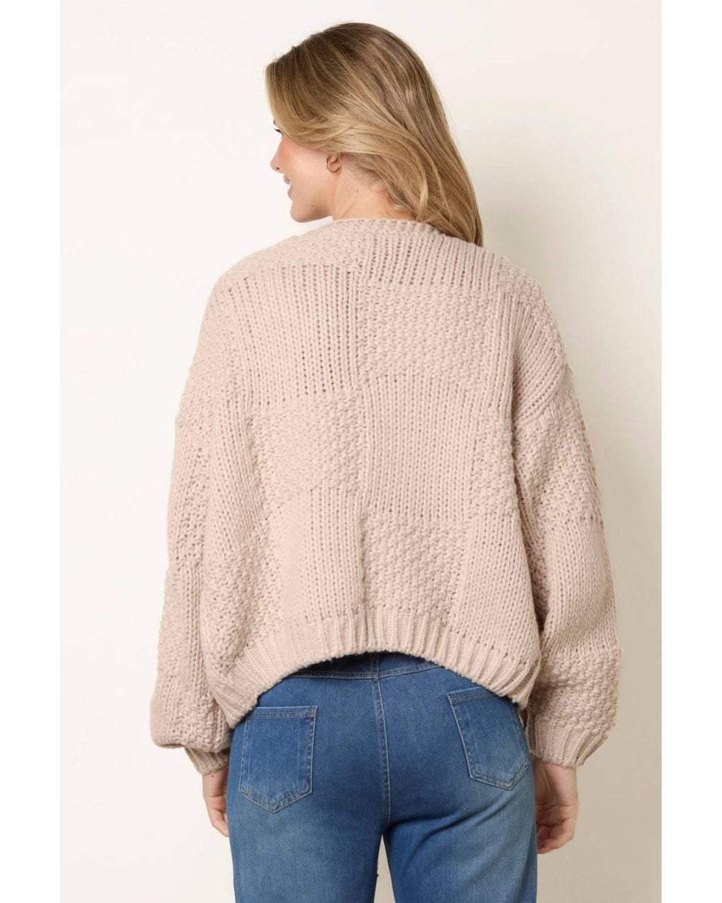 Blue Vanilla Blue Long Sleeve V-Neck Cardigan