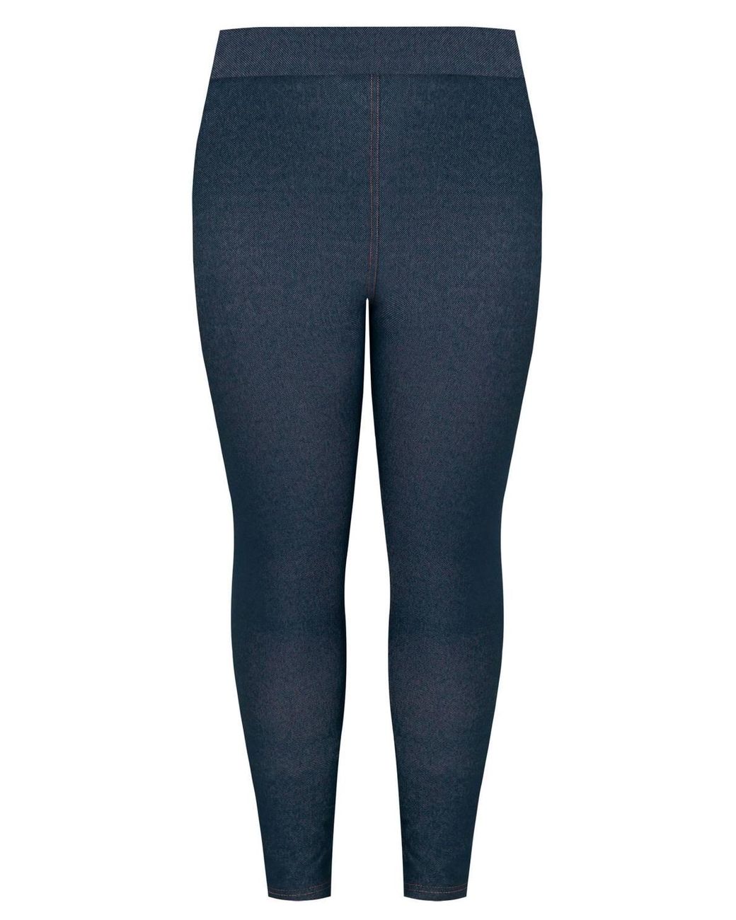 Yours Blue Jersey Stretch Jeggings