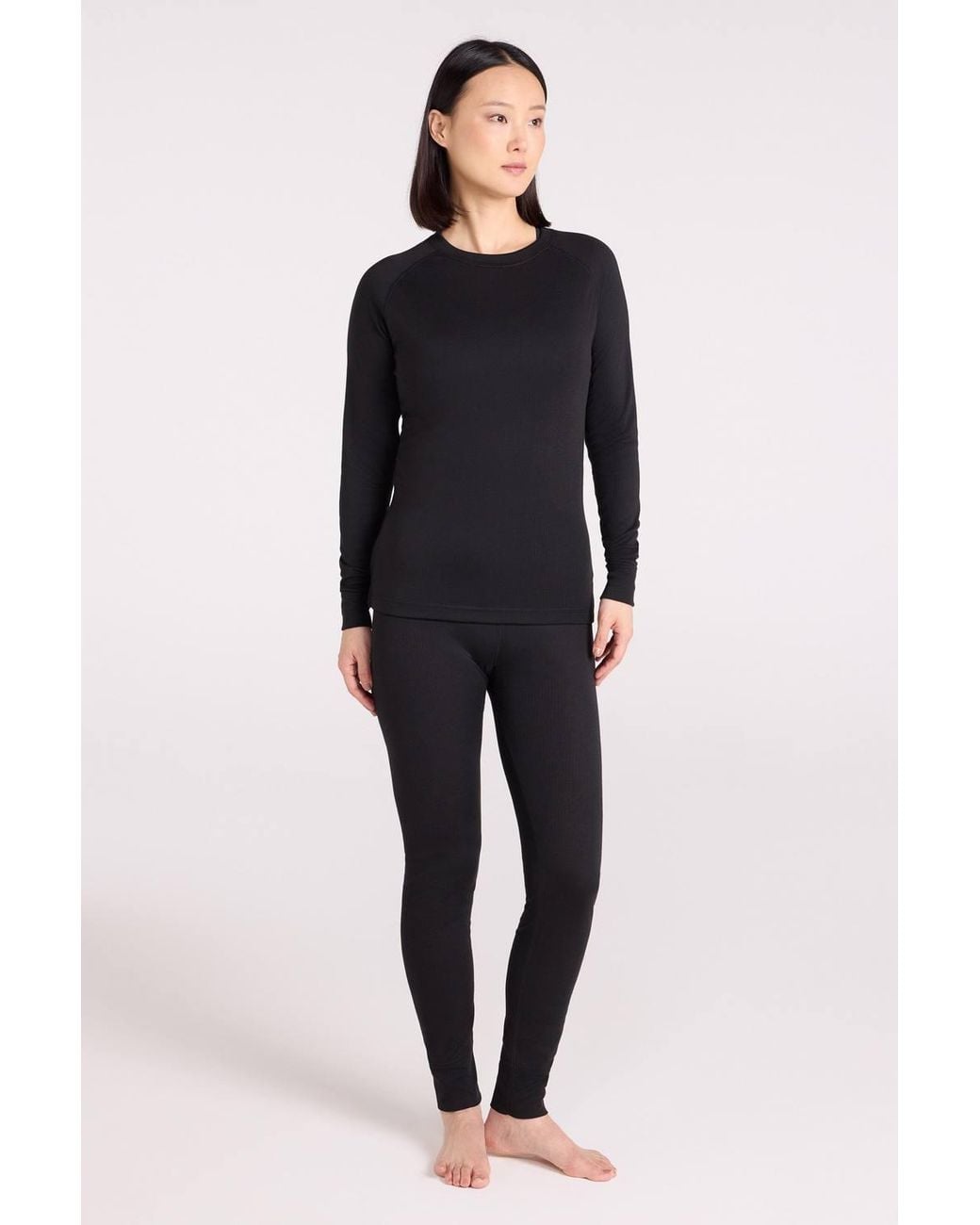 Mountain Warehouse Blue Talus Baselayer Top Long Sleeve Thermal Sweater