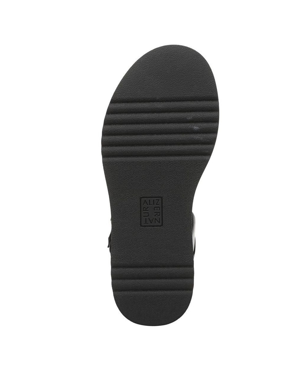 Naturalizer Black Zayda Strappy Sandals