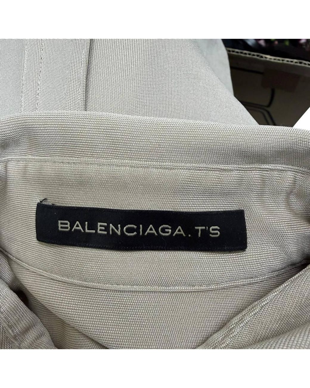 Balenciaga Brown Preloved Button-Down Midi Shirt Dress
