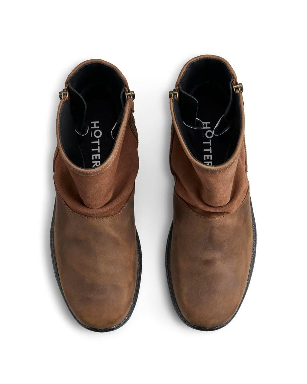 Hotter Brown Wide Fit 'Terrain' Gtx Boots
