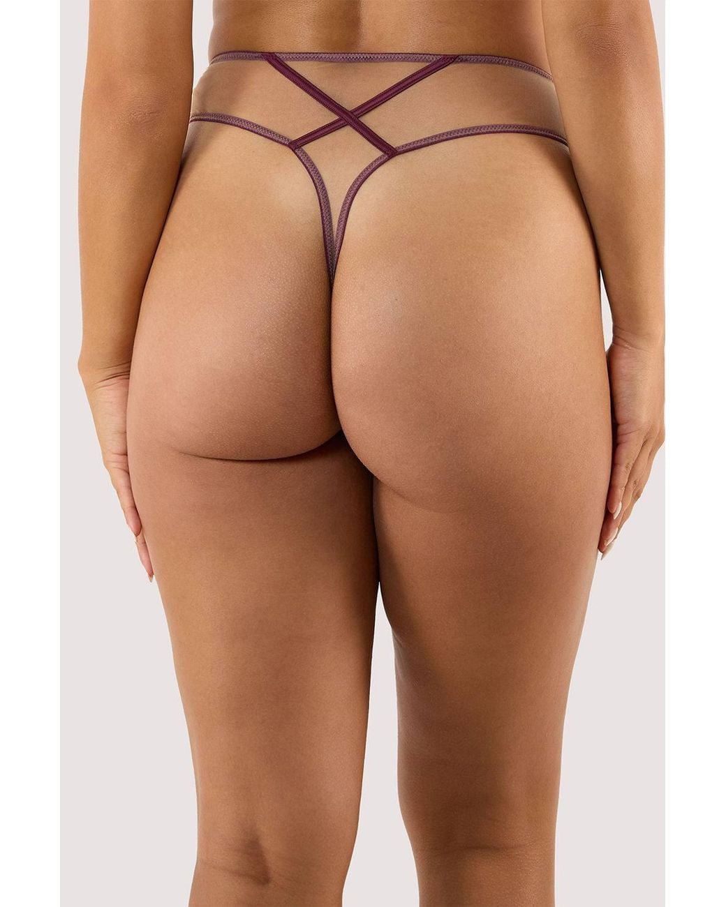 Playful Promises Pink Ramona 'High Waist Thong'