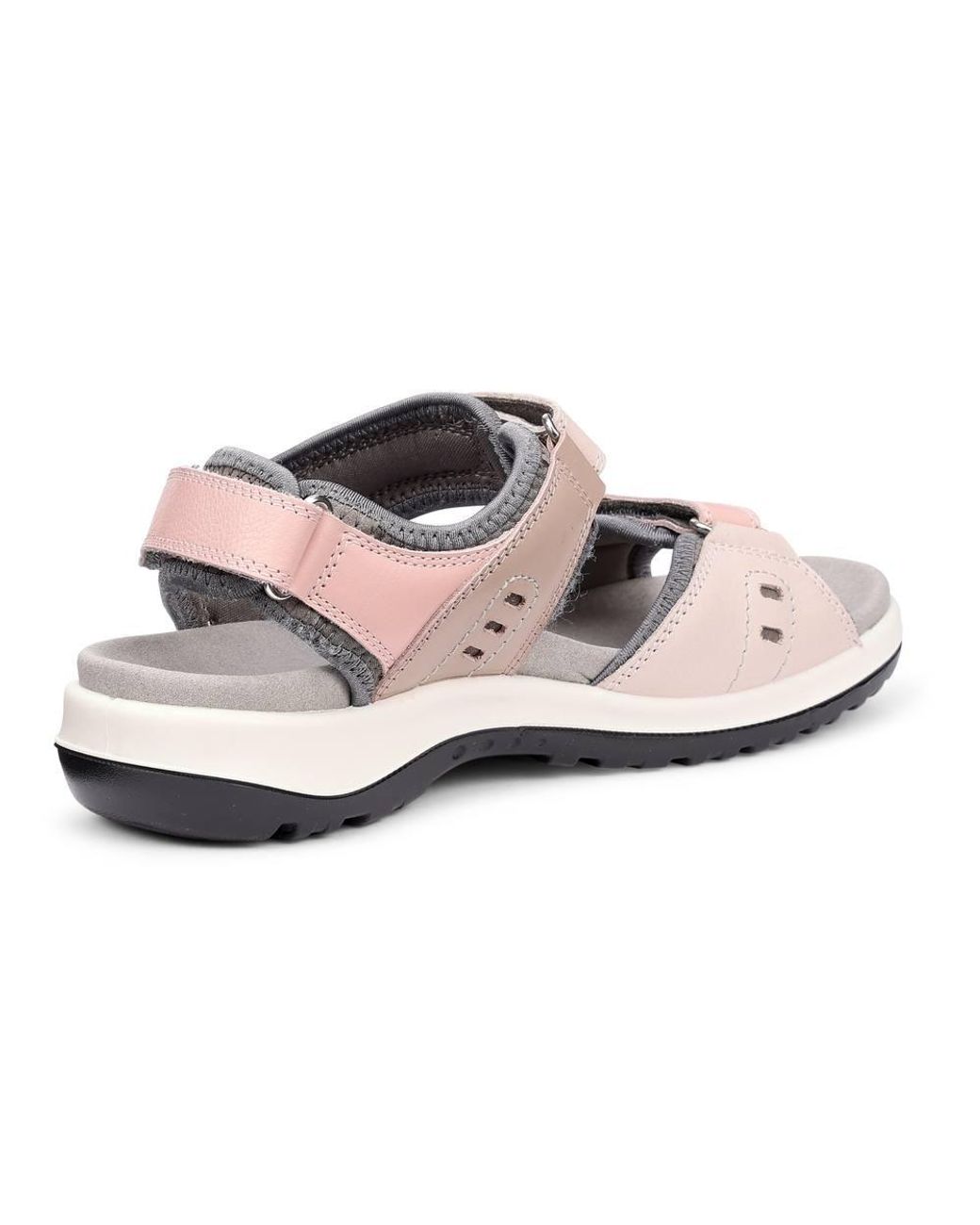 Hotter White Wide 'Walk Ii' Sandals