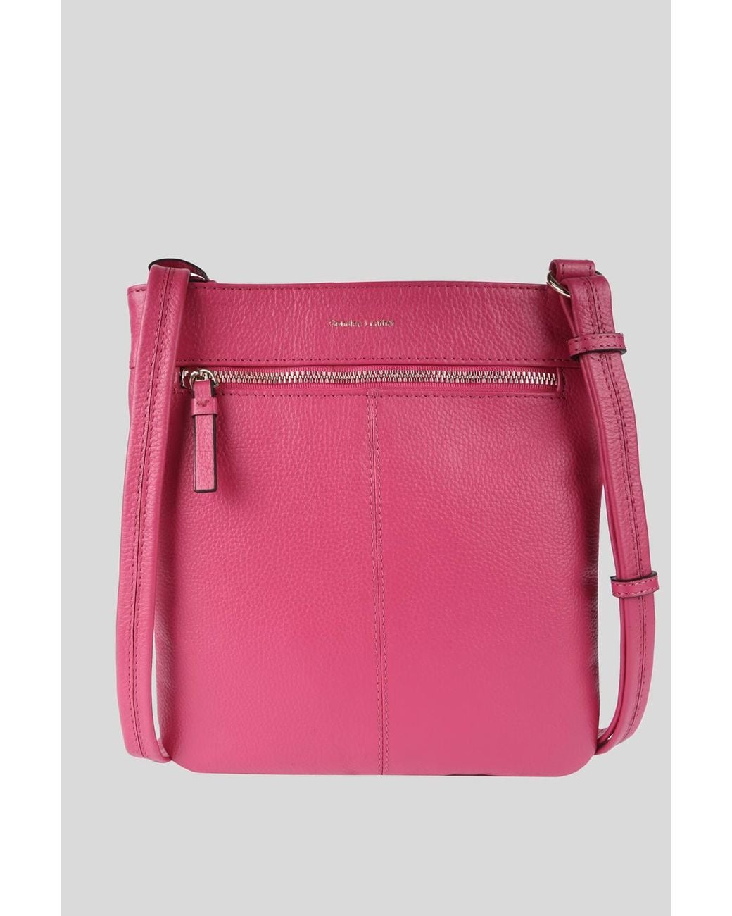 Ashwood Leather Pink 'Heaven' Real Leather Cross Body Bag