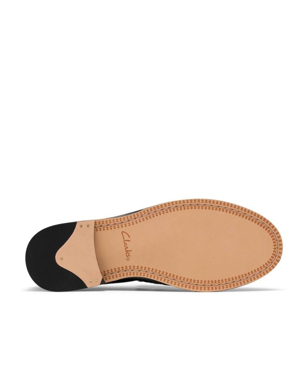 Clarks Black Straven2 Step Patent Loafers, Slip Ons